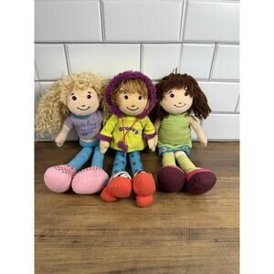 Groovy Girls Talli, Kinzey, Kelsey Lot Manhattan Plush Toys